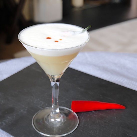 Pisco Sour Picante cocktail recipe