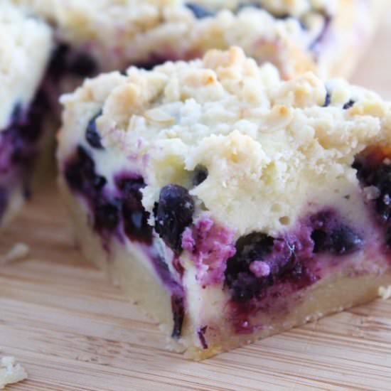 Lemon Blueberry Cheesecake Bars