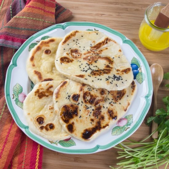 Homemade Naan (No-Yeast)