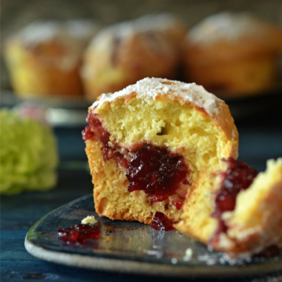 Jammy Dodger Muffins | Iso-treats