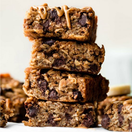 Peanut Butter Banana Oatmeal Bars