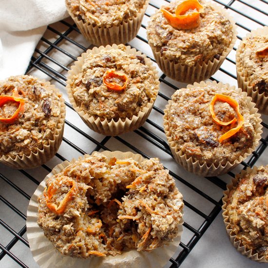 Healthy Morning Glory Muffins