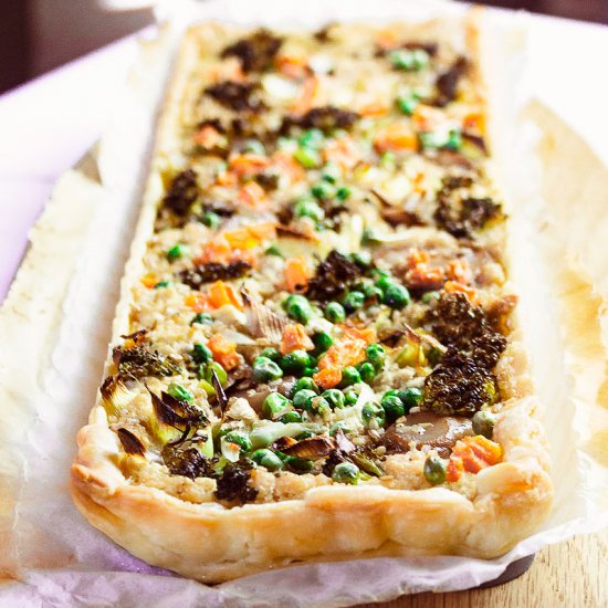 Spring Vegetable Tart