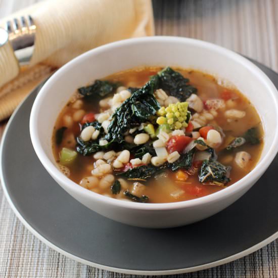 Veggie, Bean & Sausage Soup