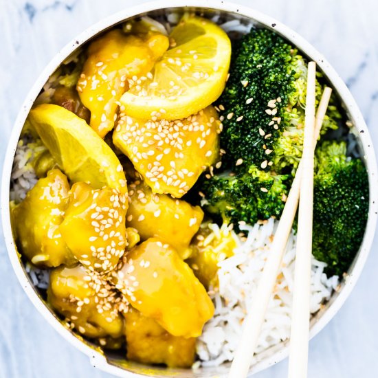 Tangy Sesame Lemon Chicken