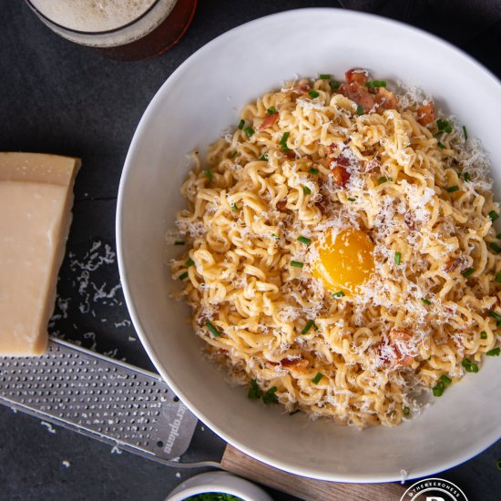 Drunk Ramen Carbonara