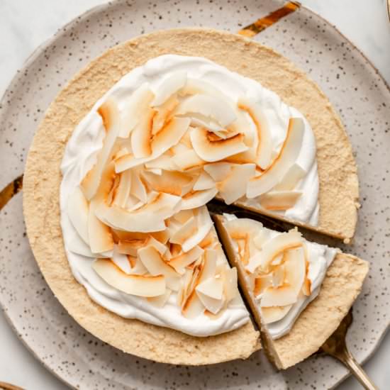 Toasted Coconut Cheesecake