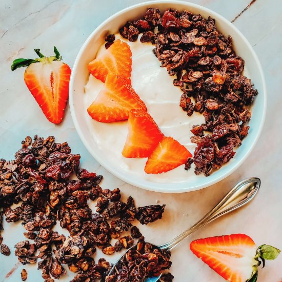 Dark Chocolate Cherry Granola