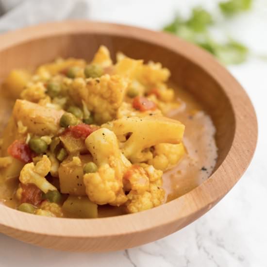 Cauliflower and Potato Curry