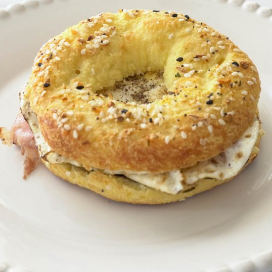 Low Carb Breakfast Bagels