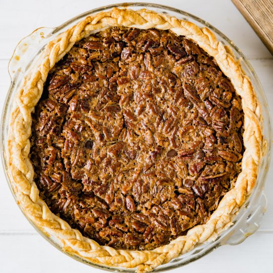 Chocolate Bourbon Pecan Pie