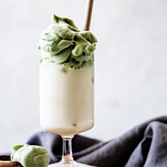 Iced Matcha Dalgona Latte