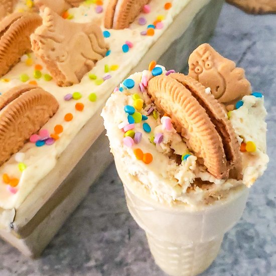 No Churn Birthday Cake Ice Cream