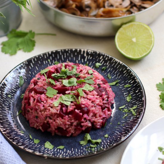 Beetroot Rice