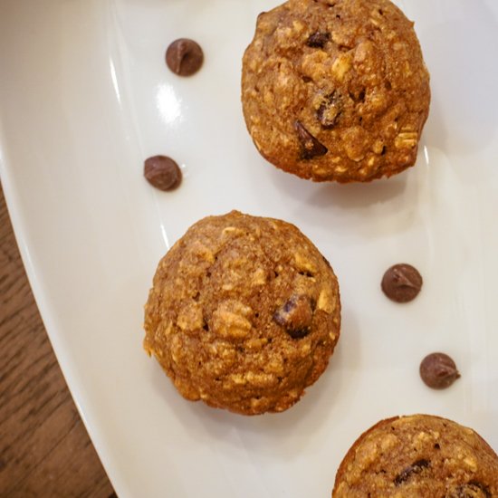 Healthy Chocolate Chip Muffins