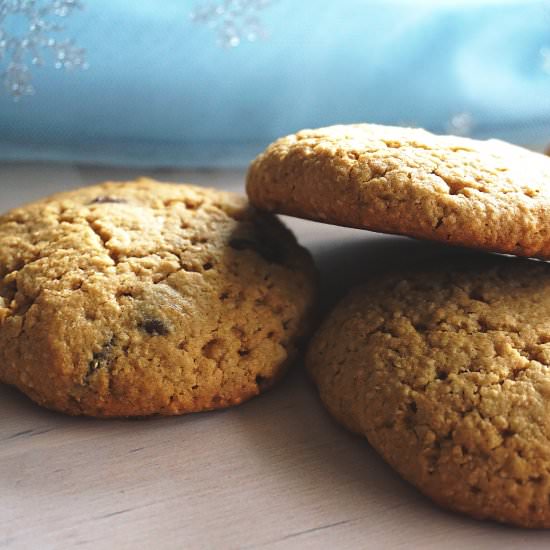 Oatmeal Choco Chip Walnut Cookies