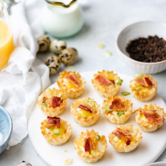 Baked Quail Egg Bites