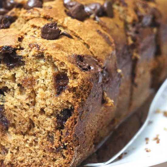 Choco Chip Whole Wheat Banana Bread