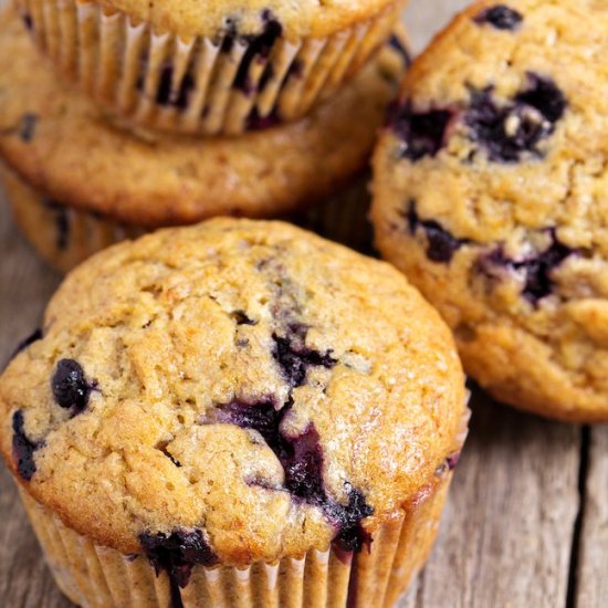 Gluten Free Paleo Blueberry Muffins