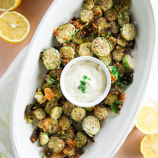 Crispy Roasted Brussels sprouts