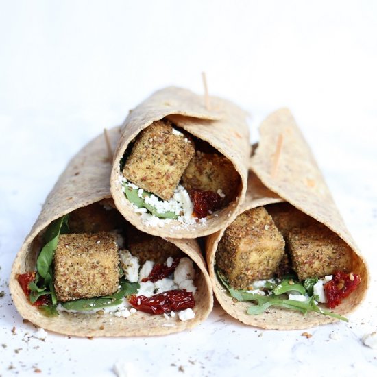 Za’atar Tofu Wrap