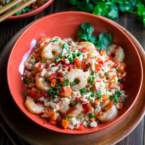 Shrimp Cauliflower Fried Rice