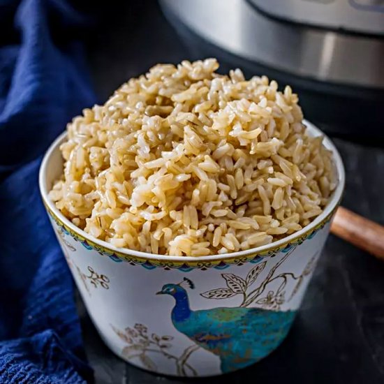 Instant Pot Brown Rice