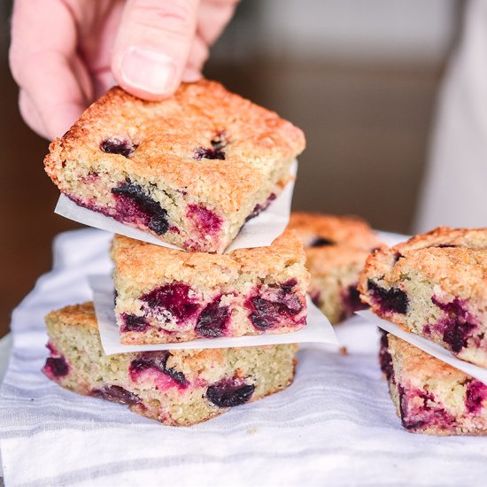 Browned Butter Cherry Bars