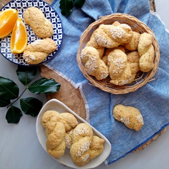 Orange cookies ”Koulourakia”