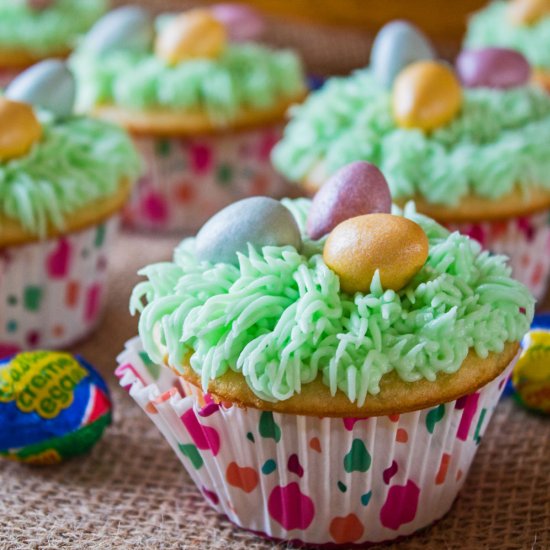 Easter Basket Cupcakes