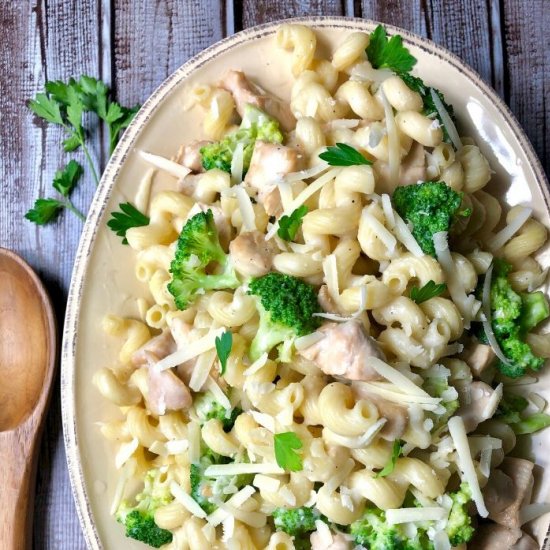 Cavatappi Alfredo