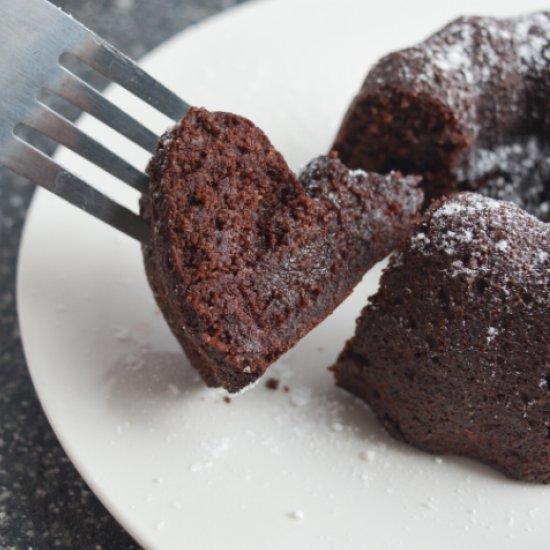 keto air fryer chocolate cake