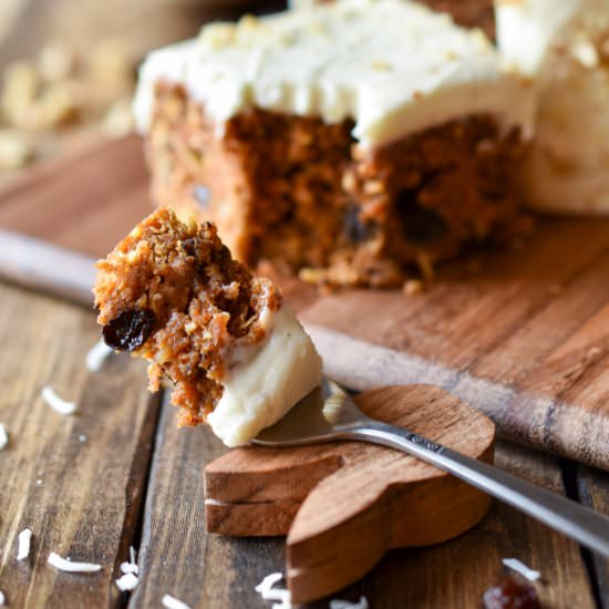 Bourbon Orange Spiced Carrot Cake