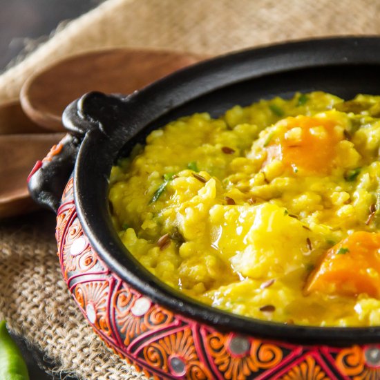 Dalia Khichdi/ Broken wheat one pot