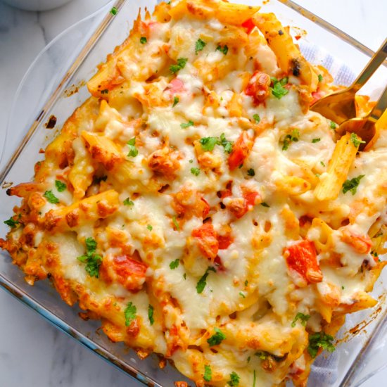 Vegetarian Baked Ziti