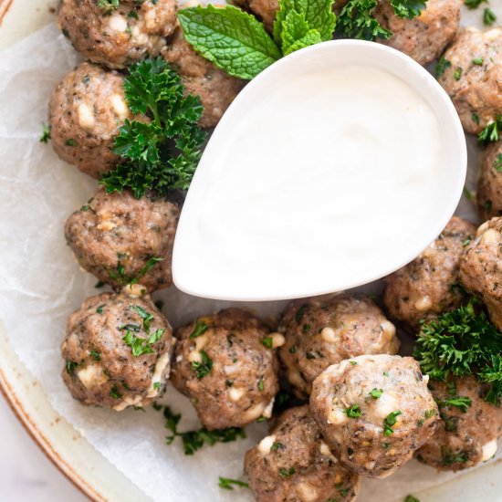 Greek Turkey Meatballs