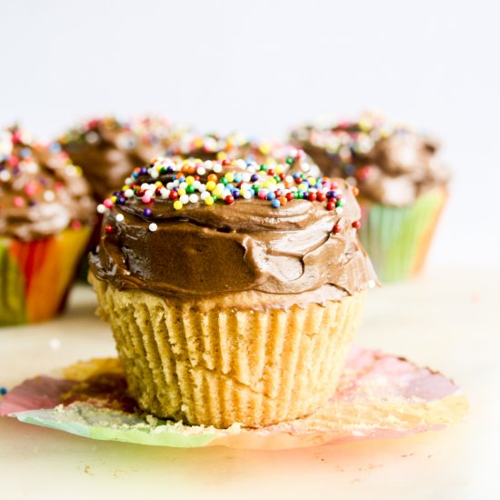 Chocolate Peanut Butter Cupcakes