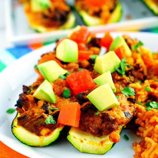 Zucchini Taco Boats