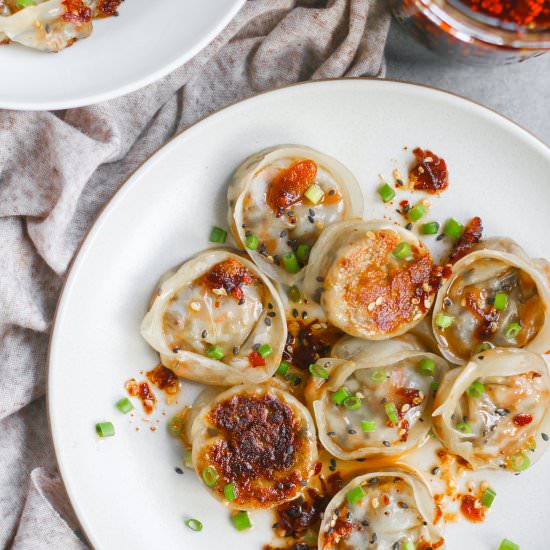 Mushroom and Carrot Dumplings