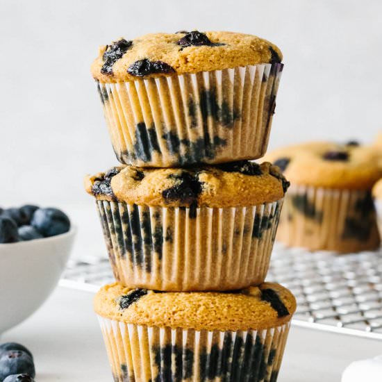 Paleo Blueberry Muffins