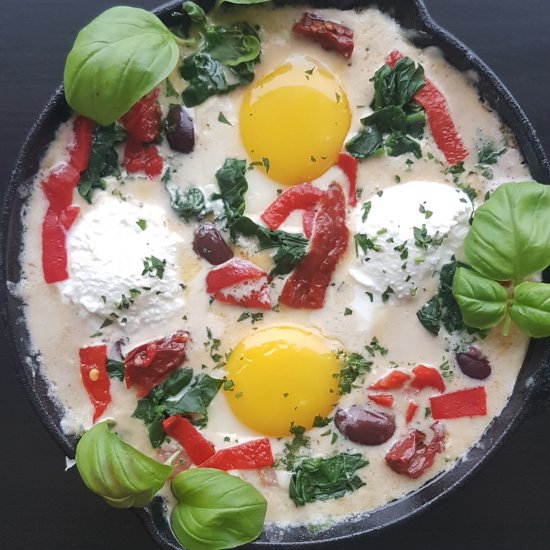 Keto Tuscan Breakfast Skillet