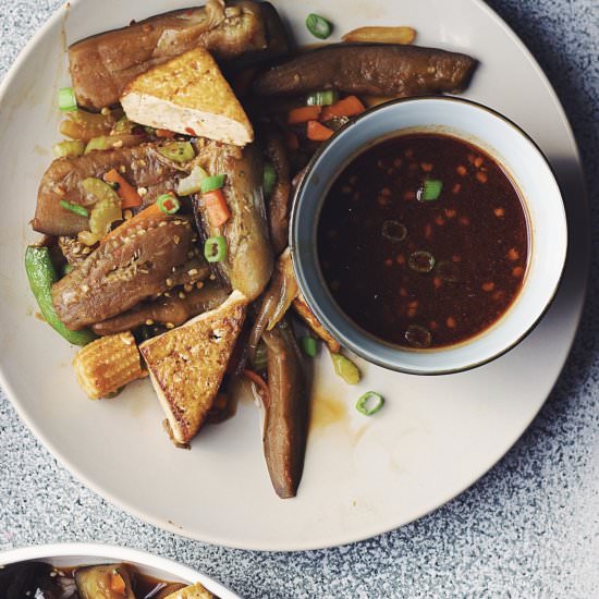 Szechuan Tofu & Eggplant