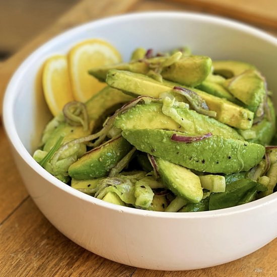 Avocado, Fennel, & Red Onion Salad