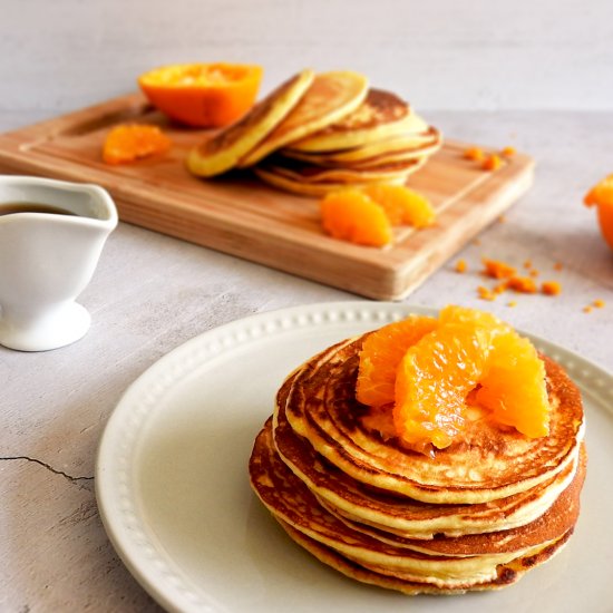 Mandarin Scotch Pancakes