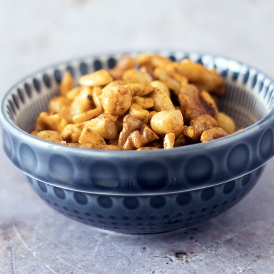 Smoky spiced nuts