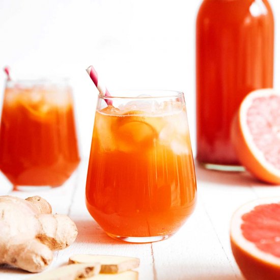 Ginger Grapefruit Kombucha