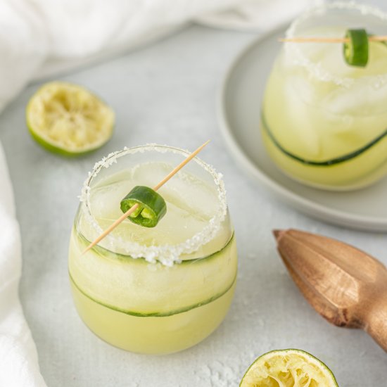 Cucumber Jalepeno Margarita