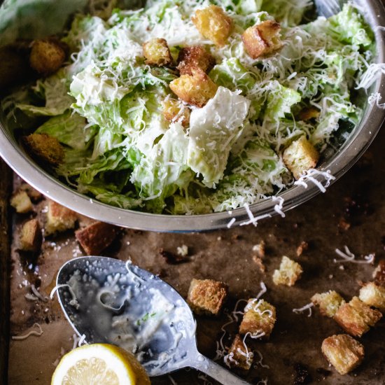 Homemade Caesar Salad Dressing