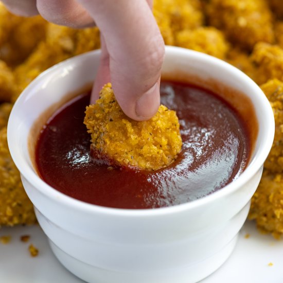 Easy Baked Popcorn Chicken