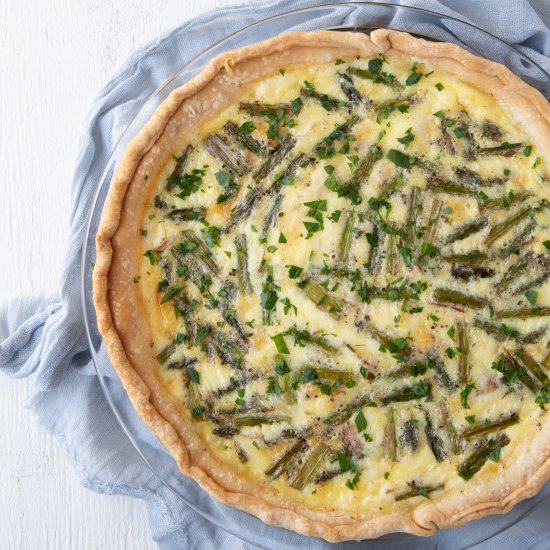 Asparagus & Ham Quiche